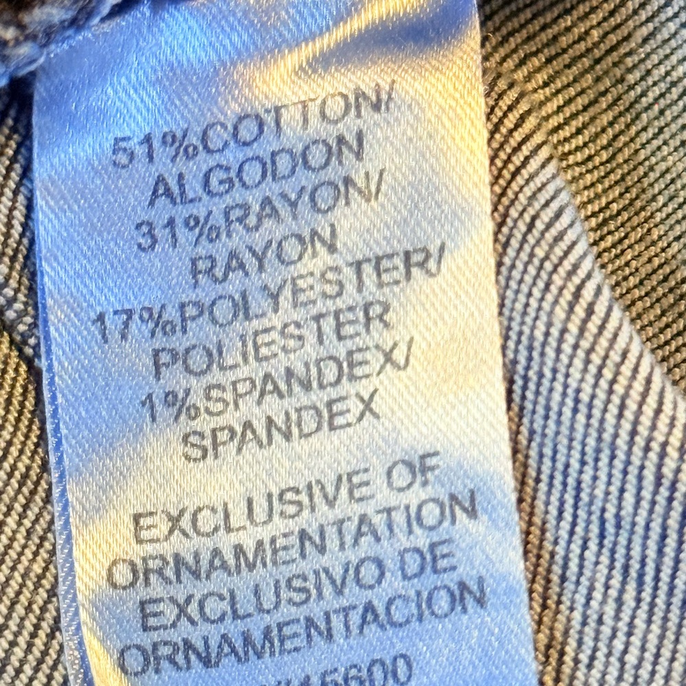 Democracy Classic Blue Women's Blue Jeans 12p Petite “Ab”Solution - Picture 9 of 16